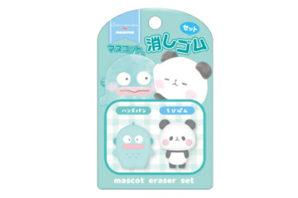 楽天市場】ハンギョドン×もちもちぱんだ マスコット消しゴムセット