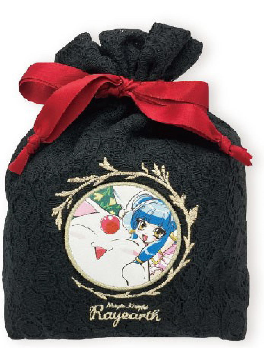 【魔法騎士レイアース】巾着【モコナとプリメーラ】【レース×刺?】【アニメ】【ポーチ】【ケース】【小物入れ】【袋】【収納】【子供】【キッズ】【雑貨】【グッズ】【かわいい】画像