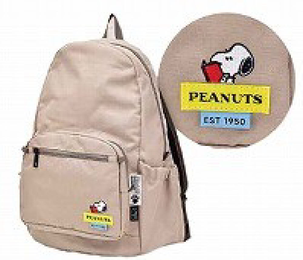 楽天市場】スヌーピー SNOOPY スマートデイパックブラック 黒 RE-PET