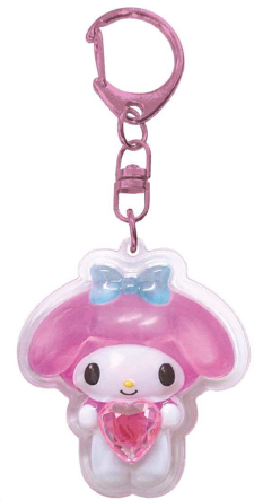 楽天市場】マイメロディ バッグチャーム 秘密のメロクロ キーリング