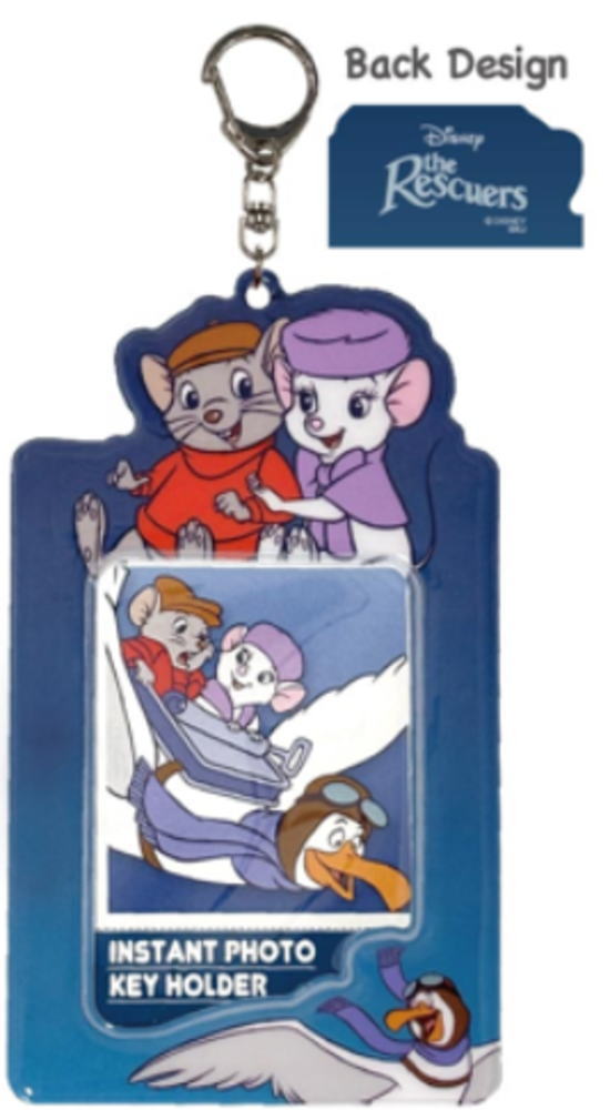 【送料無料】　ディズニーキャラクター　インスタントフォトキーホルダービアンカの大冒険　アニメ　映画　キーリング　チャーム　写真入れ　収納　推し　推し活　雑貨　グッズ　かわいい画像