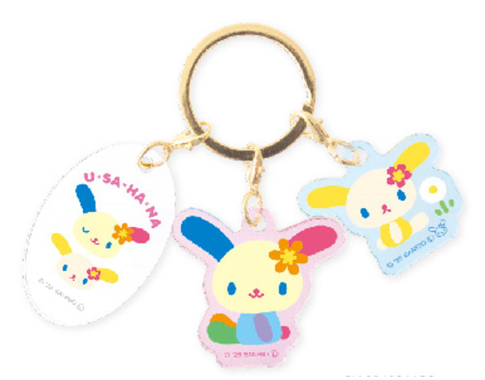 サンリオ　ウサハナ　ぬいぐるみ　マスコット　ポーチ　キーホルダー m38170070280_1.jpg?1754830353