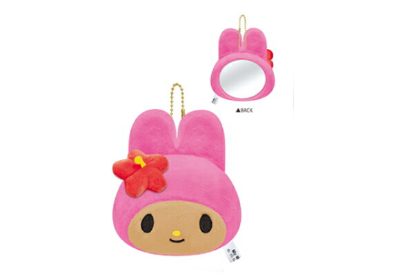 楽天市場】サンリオキャラクターズ 日焼けシリーズ ぬいぐるみミラー