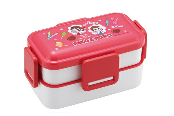 楽天市場】ミルキーペコちゃんランチボックス2段弁当箱【新品