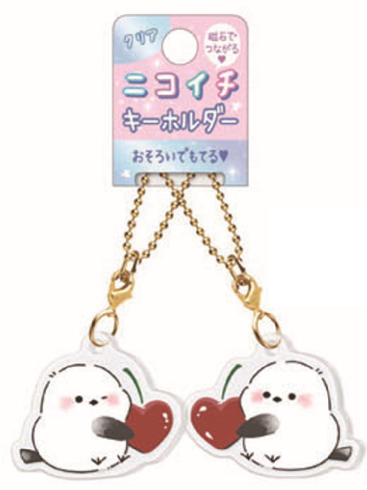 RUKURUKU/虹といちごとシマエナガ　蓄光　オルゴナイトキーホルダー Amazon.co.jp: クラックス シマエナガ パズル ニコイチ