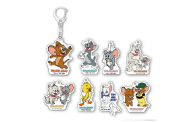 【送料無料】　【8個セット】　セット　セット商品　トムとジェリー　ブラインドアクリルキーホルダー85th　トム　ジェリー　ワーナー　アニメ　キーホルダー　キーリング　チャーム　鍵　雑貨　グッズ　かわいい　TE