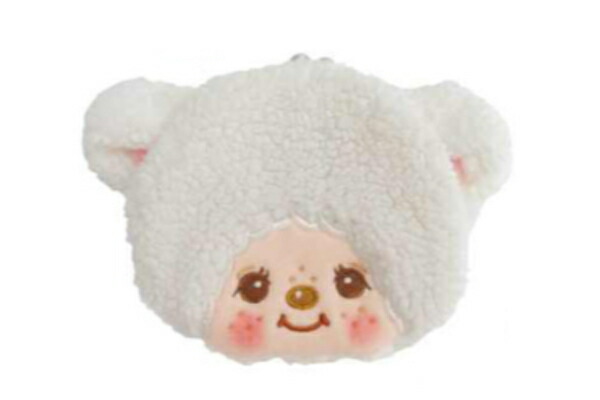 モンキー ぬいぐるみ ジッパー付き 小銭入れにもなってます。 新品です。 シナダ SHINADA ぬいぐるみ もちねこ ハチワレ(mini) MONE-0088H