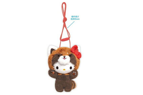 レア　ハローキティ　タグありレッサーパンダ 激レア！HELLO KITTYハローキティレッサーパンダの着ぐるみ