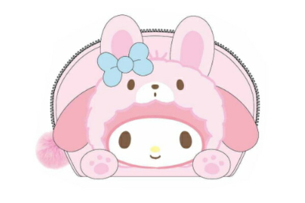 楽天市場】シュガーバニーズ ポーチ ハート形 ふわふわ 平成うまれ