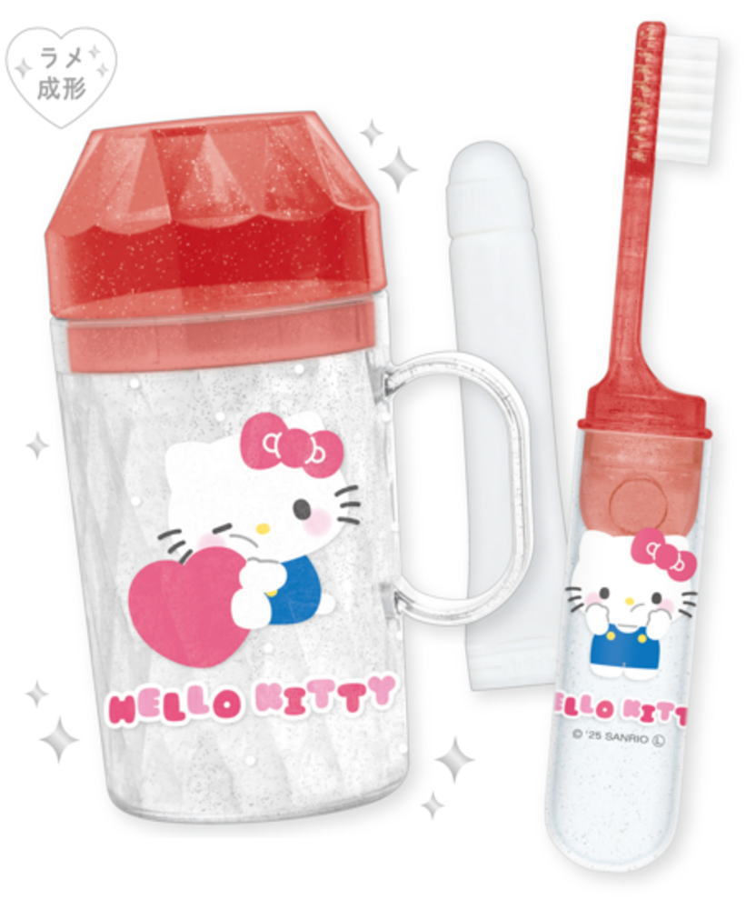 楽天市場】ハローキティ ハブラシ＆コップセット 歯磨き粉 デンタル