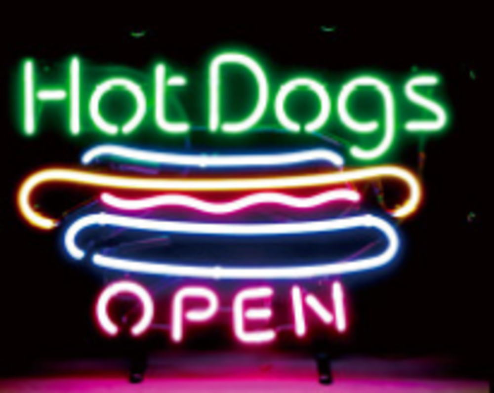 ホットドッグ HOT DOGS ネオン管 アメリカン雑貨 アメリカ雑貨 室内装飾 ホットドッグ HOT DOGS ネオン管 アメリカン雑貨 アメリカ雑貨