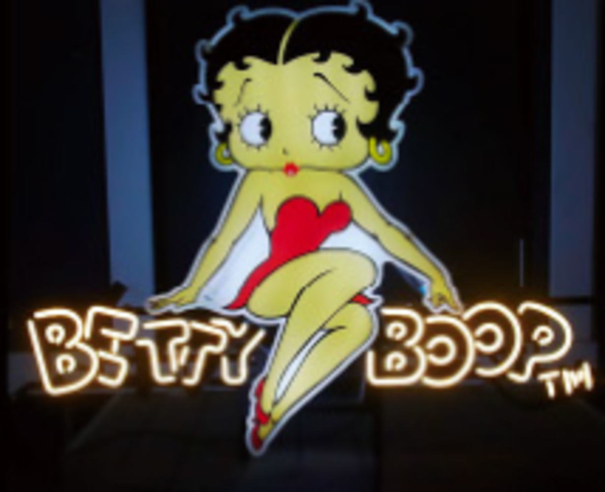 アメリカン雑貨　BettyBoop　ベティ・ブープ　ネオンサインBT-BOOP　USA　アメキャラ　BAR　バー　カフェ　ネオンライト　電飾　ライト　サイン　看板　イルミネーション　インテリア　雑貨　グッズ　かわいい 41,613円