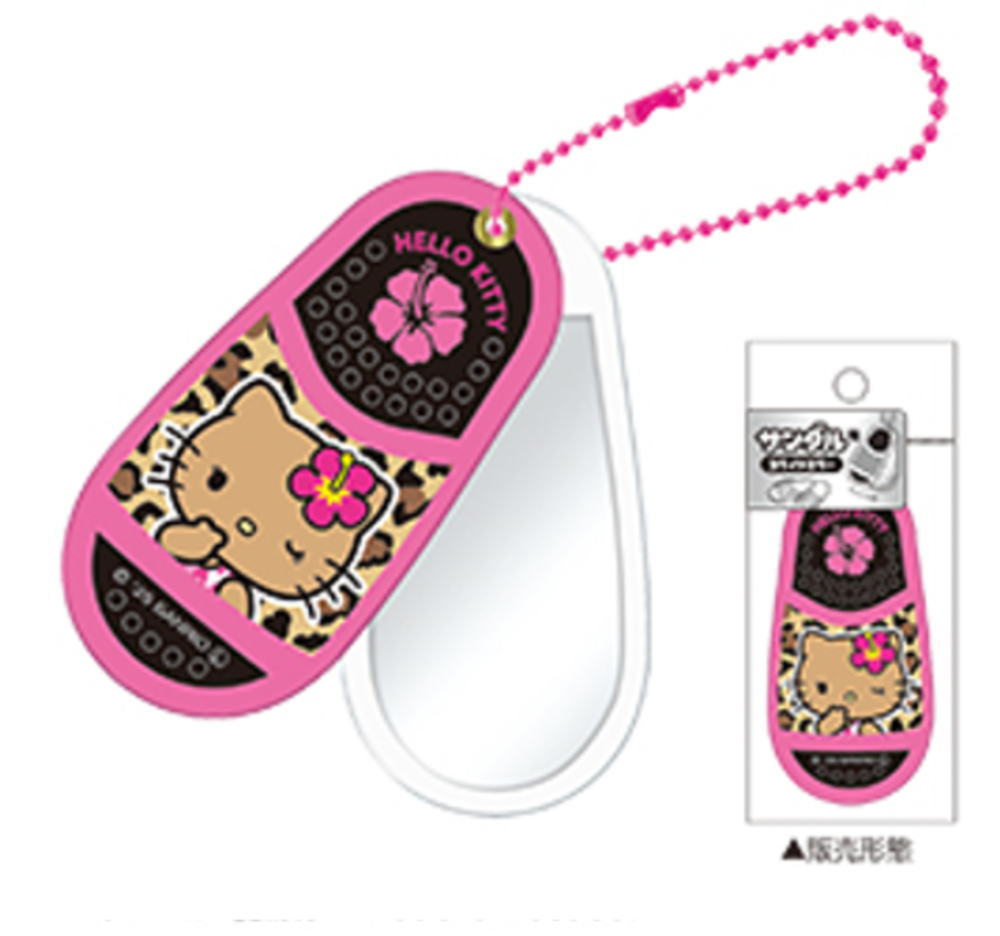 楽天市場】ハローキティ ディスク風スライドミラー 日焼け 鏡 かがみ