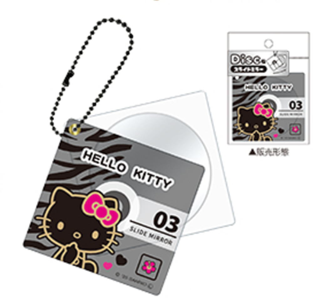 楽天市場】ハローキティ ディスク風スライドミラー 日焼け 鏡 かがみ