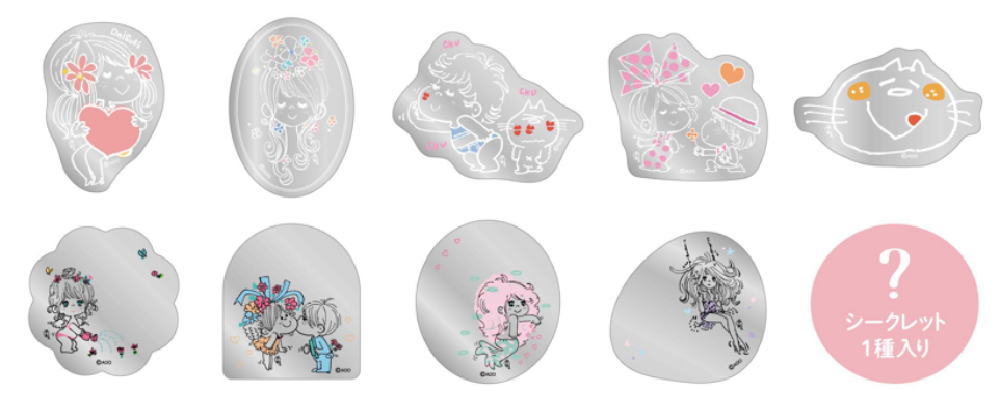 新品　水森亜土　亜土ちゃん　メモ　ノート　ミニ3面ミラー　セット 楽天市場】水森 亜土 ミニ3面ミラーシーソー グッズ あどちゃん