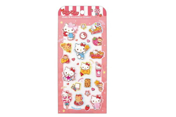 ハローキティ＊ステッカーセット＊フレークシール 楽天市場】ハローキティ フレークシール ピンク 646596