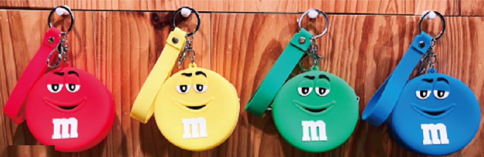 【20個セット】　【セット】　【セット商品】　アメリカン雑貨　M&M'S　ラバーコインケースエムアンドエムズ　USA　アメキャラ　ポーチ　小銭入れ　小物入れ　収納　お出かけ　アウトドア　雑貨　グッズ　かわいい