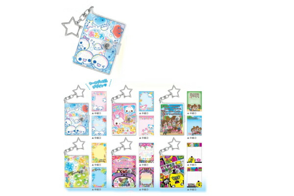 【60個セット】　【セット】　【セット商品】　オリジナル　トレーディングシールブックキーホルダーあわわちゃん　キーホルダー　キーリング　チャーム　ステッカー　雑貨　グッズ　かわいい