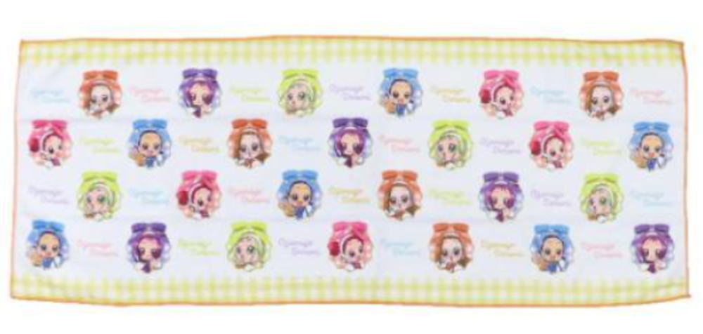 おジャ魔女どれみ　ファストドライフェイスタオルB　どれみ　アニメ　映画　タオル　たおる　吸収　吸水　お風呂　スポーツ　アウトドア　海　プール　子供　キッズ　雑貨　グッズ　かわいい画像