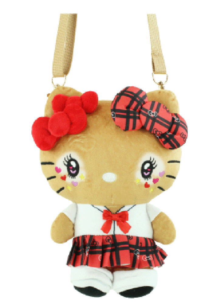 楽天市場】ハローキティ ポーチ ぬいぐるみポーチ コギャルマスコット