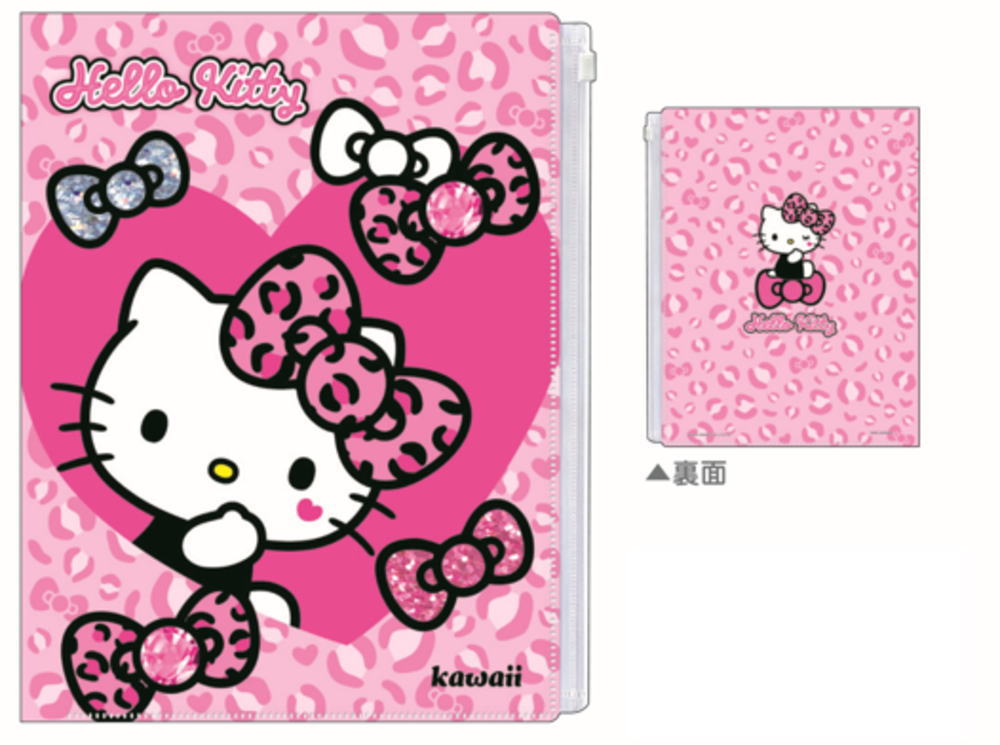 楽天市場】ハローキティ A4ファスナー6ポケットクリアファイル ギャル