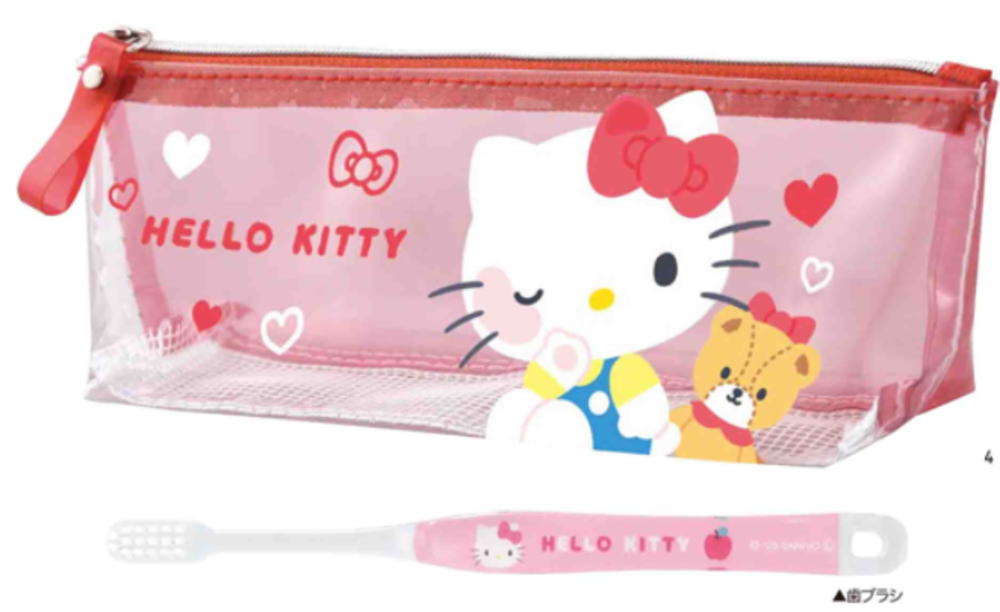 楽天市場】ハローキティ コラボ 歯ブラシ付きポーチ 平成レトロ