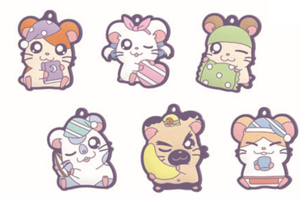 楽天市場】とっとこハム太郎 デコペタステッカー マフラーちゃん・ちび