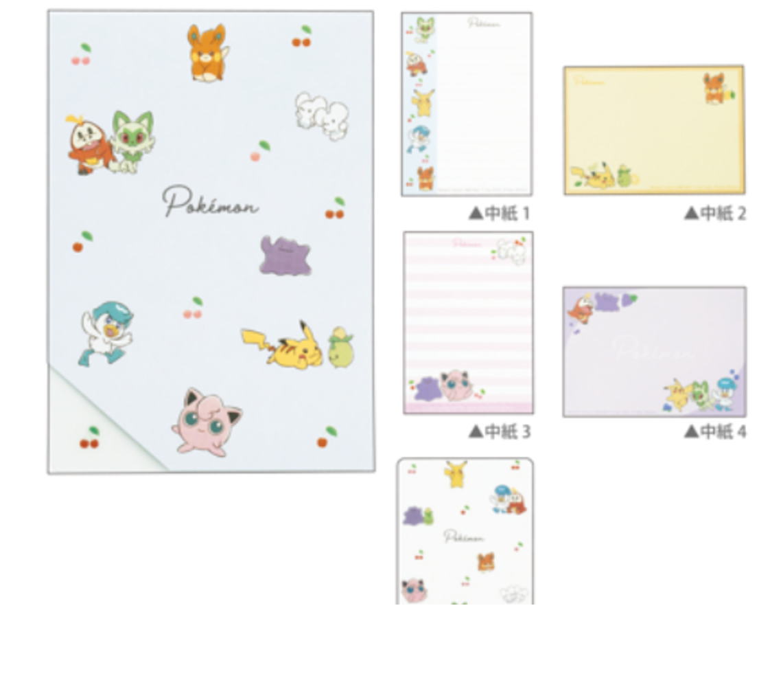【10冊セット】　【セット】　【セット商品】　【日本製】　ポケットモンスター　クリアシートメモチェリーチラシ　ポケモン　ゲーム　アニメ　映画　メモ帳　文房具　学校　勉強　雑貨　グッズ　かわいい