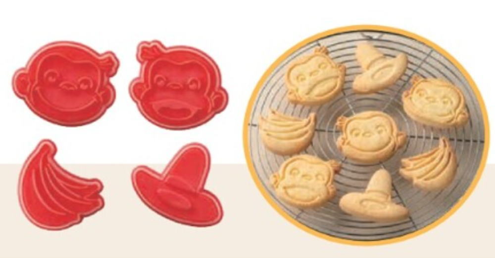 楽天市場】【送料無料】 おさるのジョージ スタンプクッキー型4個