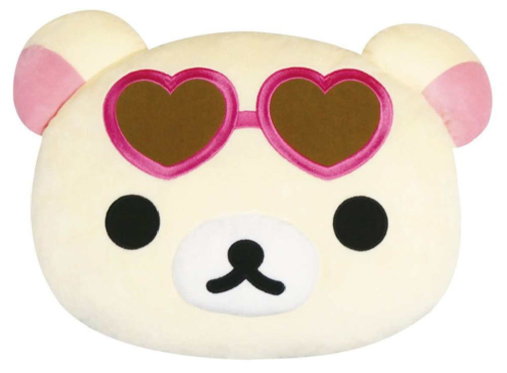 楽天市場】リラックマ ぬいぐるみ顔型クッション（RK-50)Rilakkuma