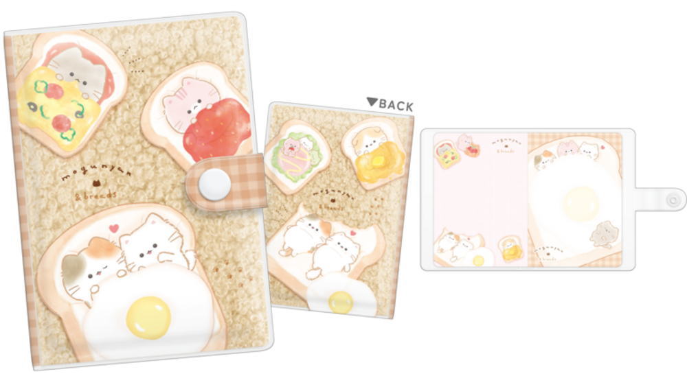 【送料無料】　【10冊セット】　【セット】　【セット商品】　オリジナル　もこメモパン　もぐにゃん　ねこ　動物　アニマル　メモ帳　文房具　学校　勉強　雑貨　グッズ　かわいい　【TE】