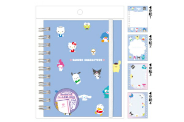 楽天市場】サンリオキャラクターズ デニムシールバインダーウサハナ