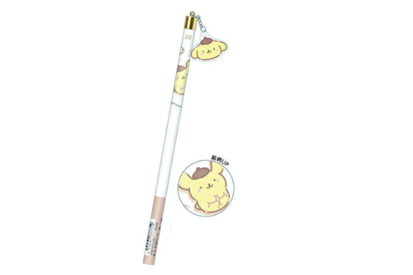 【送料無料】　【20本セット】　【セット】　【セット商品】　サンリオキャラクターズ　アクリルチャーム付き鉛筆2B　ポムポムプリン　コロコロっと　えんぴつ　ペンシル　筆記用具　文房具　学校　勉強　雑貨　グッズ　かわいい