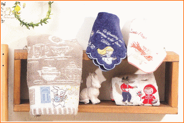 楽天市場 カレルチャペック フェイスタオル 赤ずきん ハンカチ 紅茶 ティー ティータイム メーカー キャラクター グッズ タオル かわいい ａｏｉデパート