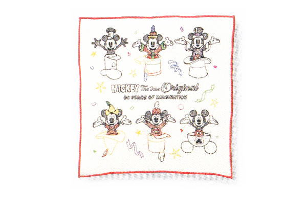 楽天市場 送料無料 ディズニーキャラクター ミニタオル アニバーサリーミッキー ミッキーマウス ミッキー アニメ 映画 ディズニー 90周年 90th アニバーサリー レトロ プレミアム タオル たおる ハンドタオル グッズ