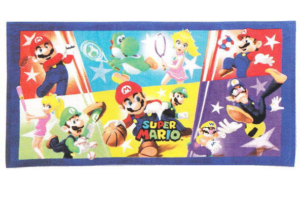 楽天市場 スーパーマリオ Mario バスタオル スポーツミックス マリオ ゲーム グッズ 任天堂 たおる タオル キッズ 生活雑貨 キャラ かわいい ａｏｉデパート