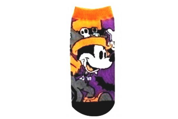 楽天市場 送料無料 ディズニーキャラクター Halloween Socks こうもり Pu Bk ミッキーマウス ミッキー みっきー ディズニー 映画 アニメ ソックス レディース くつした 靴下 かわいい ａｏｉデパート