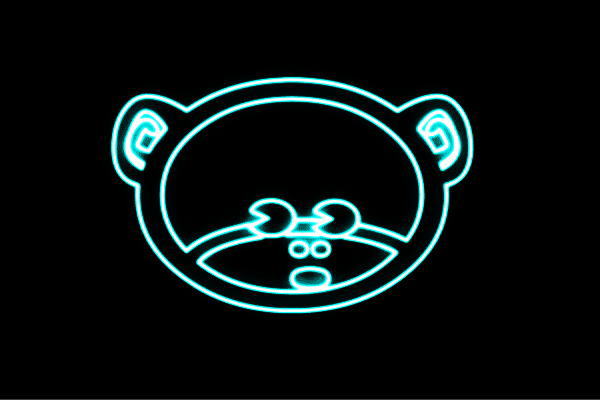 ネオン　クマくま　熊　ベアー　BEAR　くまさん　アニマル　ネオンライト　電飾　LED　ライト　サイン　neon　看板　イルミネーション　インテリア　店舗　ネオンサイン　アメリカン雑貨　おしゃれ｜ＡＯＩデパート