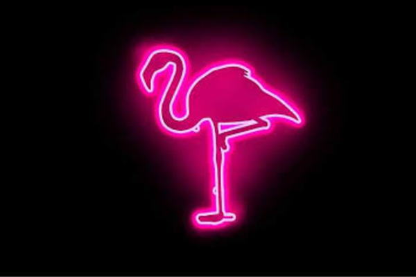 楽天市場 ネオン Flamingo フラミンゴ ふらみんご 鳥 とり トリ 動物 アニマル ネオンライト 電飾 Led ライト サイン Neon 看板 イルミネーション インテリア 店舗 ネオンサイン アメリカン雑貨 おしゃれ