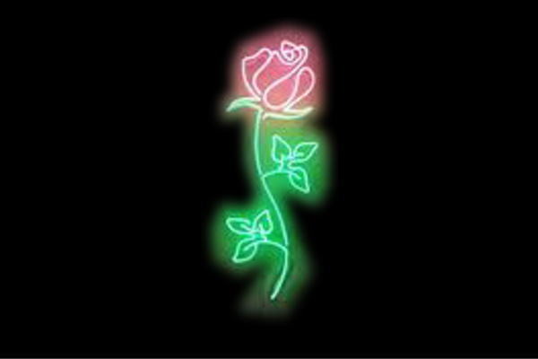 楽天市場 ネオン ローズ Rose バラ ばら 薔薇 花 はな お花 イラスト ネオンライト 電飾 Led ライト サイン Neon 看板 イルミネーション インテリア 店舗 ネオンサイン アメリカン雑貨 かわいい