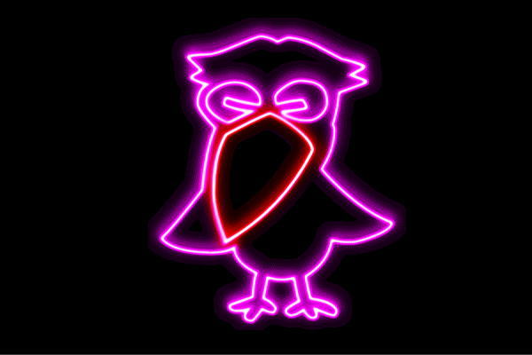 ネオン カラス からす 烏 トリ 鳥 とり 動物 アニマル ネオンライト 電飾 Led ライト サイン Neon 看板 イルミネーション インテリア 店舗 ネオンサイン アメリカン雑貨 かわいい おしゃれ Giet Edu