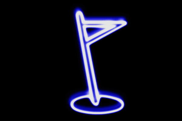 ネオン ピンフラッグ ピン ゴルフ アイコン マーク フラッグ 旗 グリーン ネオンライト 電飾 Led ライト サイン Neon 看板 イルミネーション インテリア 店舗 ネオンサイン アメリカン雑貨 かわいい Onpointchiro Com