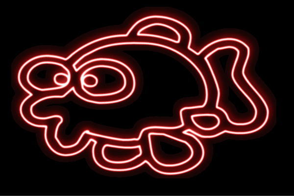 ネオン　金魚ちゃん金魚　きんぎょ　キンギョ　魚　さかな　動物　アニマル　ネオンライト　電飾　LED　ライト　サイン　neon　看板　イルミネーション　インテリア　店舗　ネオンサイン　アメリカン雑貨　かわいい　おしゃれ｜ＡＯＩデパート