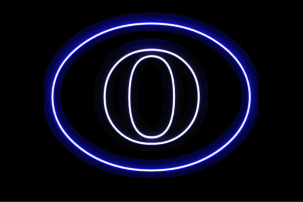 人気商品 ネオン 数字 0 ゼロ れい すうじ ナンバー イラスト アイコン ネオンライト 電飾 Led ライト サイン Neon 看板 イルミネーション インテリア 店舗 ネオンサイン アメリカン雑貨 かわいい