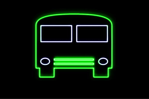 ネオン 路面電車3 トレイン でんしゃ 乗物 鉄道車両 鉄道線路 アイコン 小間絵 ネオンともし火 電飾 LED ともし火 顕われ neon 貼り出し 照明 室内装飾 バス発着場 ネオンサイン アメリカン雑貨 今めかしい