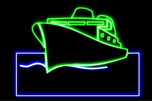 人気 ネオン 船 2 ふね 舟 シップ 乗り物 Ship 海 アイコン イラスト ネオンライト 電飾 Led ライト サイン Neon 看板 イルミネーション インテリア 店舗 ネオンサイン アメリカン雑貨 おしゃれ
