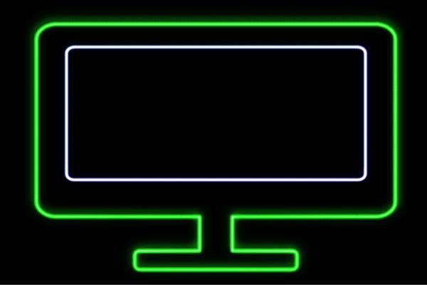 ネオン テレビ受像機てれび 画面 見せびらかす マイコン 液晶 アイコン ネオンともし火 電飾 LED ともし火 顕われ neon 貼り出し 照明 室内装飾 バス発着場 ネオンサイン アメリカン雑貨 今めかしい