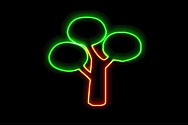 ネオン 松の木松 天然木 tree 木 き 盆栽 庭 ネオンともし火 電飾 LED ともし火 顕われ neon 貼り出し 照明 室内装飾 バス発着場 ネオンサイン アメリカン雑貨 今めかしい
