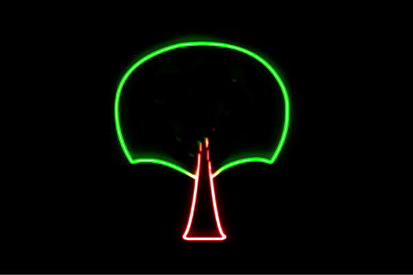 ネオン 天然木9 tree 木 き 森 山 クリスマス アイコン ネオンともし火 電飾 LED ともし火 顕われ neon 貼り出し 照明 室内装飾 バス発着場 ネオンサイン アメリカン雑貨 今めかしい