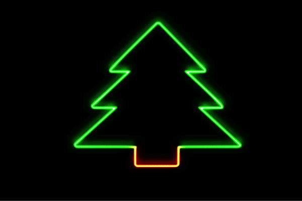 ネオン 天然木21 tree 木 き 森 草木 クリスマス アイコン ネオンともし火 電飾 LED ともし火 顕われ neon 貼り出し 照明 室内装飾 バス発着場 ネオンサイン アメリカン雑貨 今めかしい
